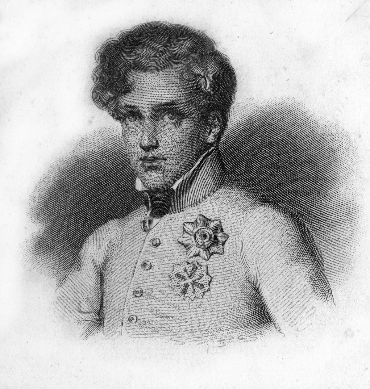 Muotokuva Napoleon II:sta, Napoleon I:n pojasta, Reichstadtin herttuasta (1811-1832) tekijältä Unknown artist