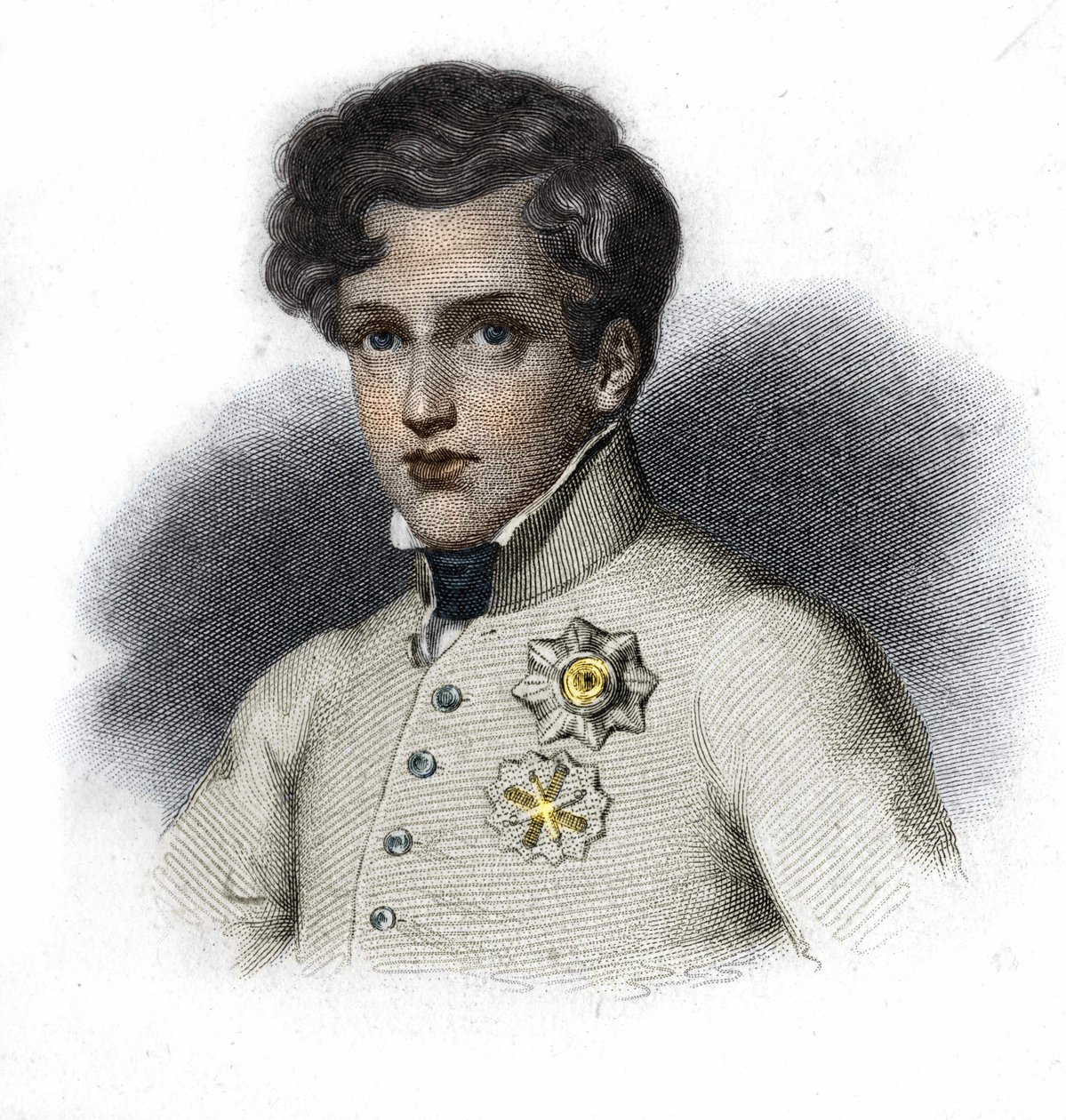 Muotokuva Napoleon II:sta, Napoleon I:n pojasta, Reichstadtin herttuasta (1811-1832) tekijältä Unknown artist