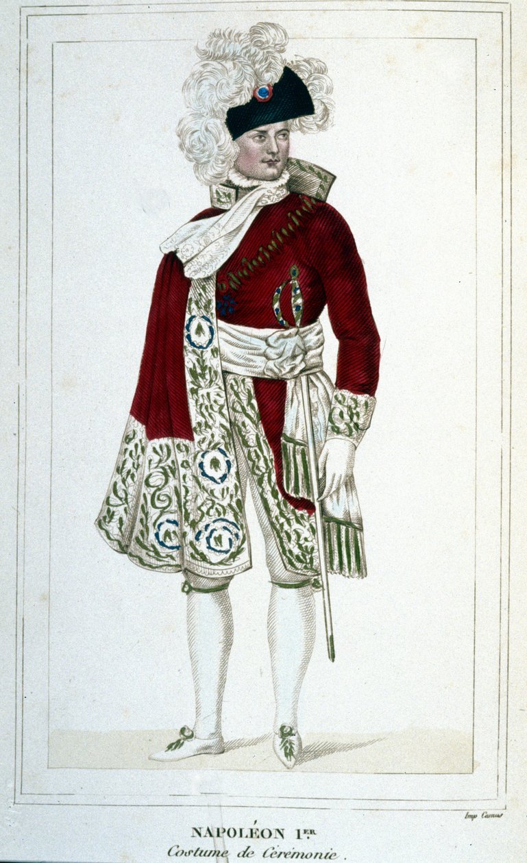 Napoleon I:n (1769 - 1821) muotokuva juhlapuvussa. tekijältä Unknown artist