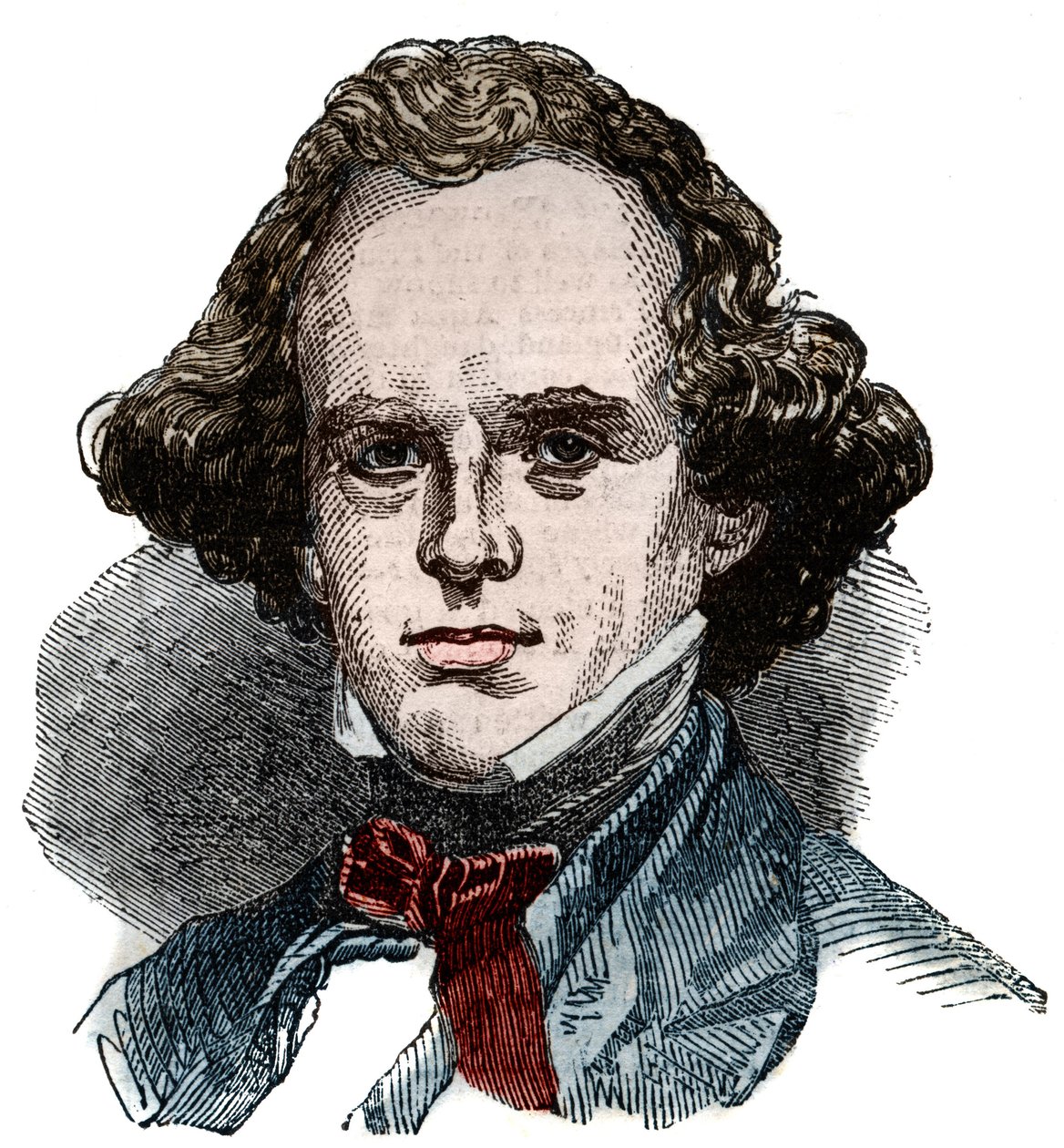 Nathaniel Hawthornen (1804-1864), yhdysvaltalaisen kirjailijan muotokuva. tekijältä Unknown artist