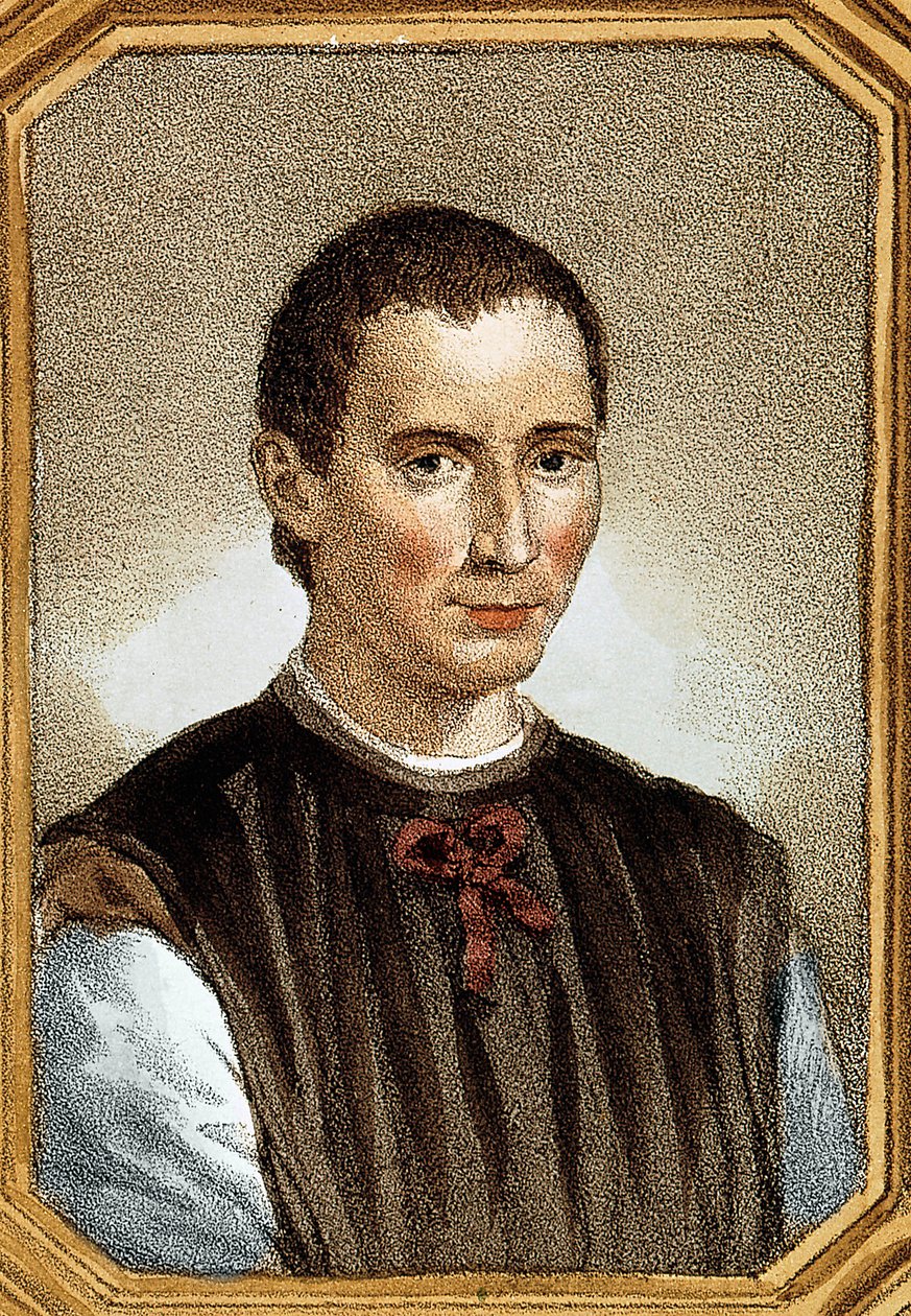 Bernardo dei Machiavellin muotokuva Niccolosta (Nicolas Machiavel tekijältä Unknown artist