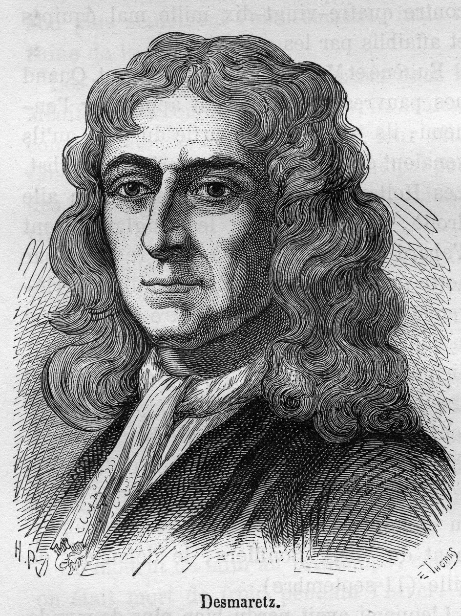 Muotokuva Nicolas Desmaretsista tai Desmaretzista, Mailleboisin herrasta ja Colbertin veljenpojasta. 1648-1721 tekijältä Unknown artist