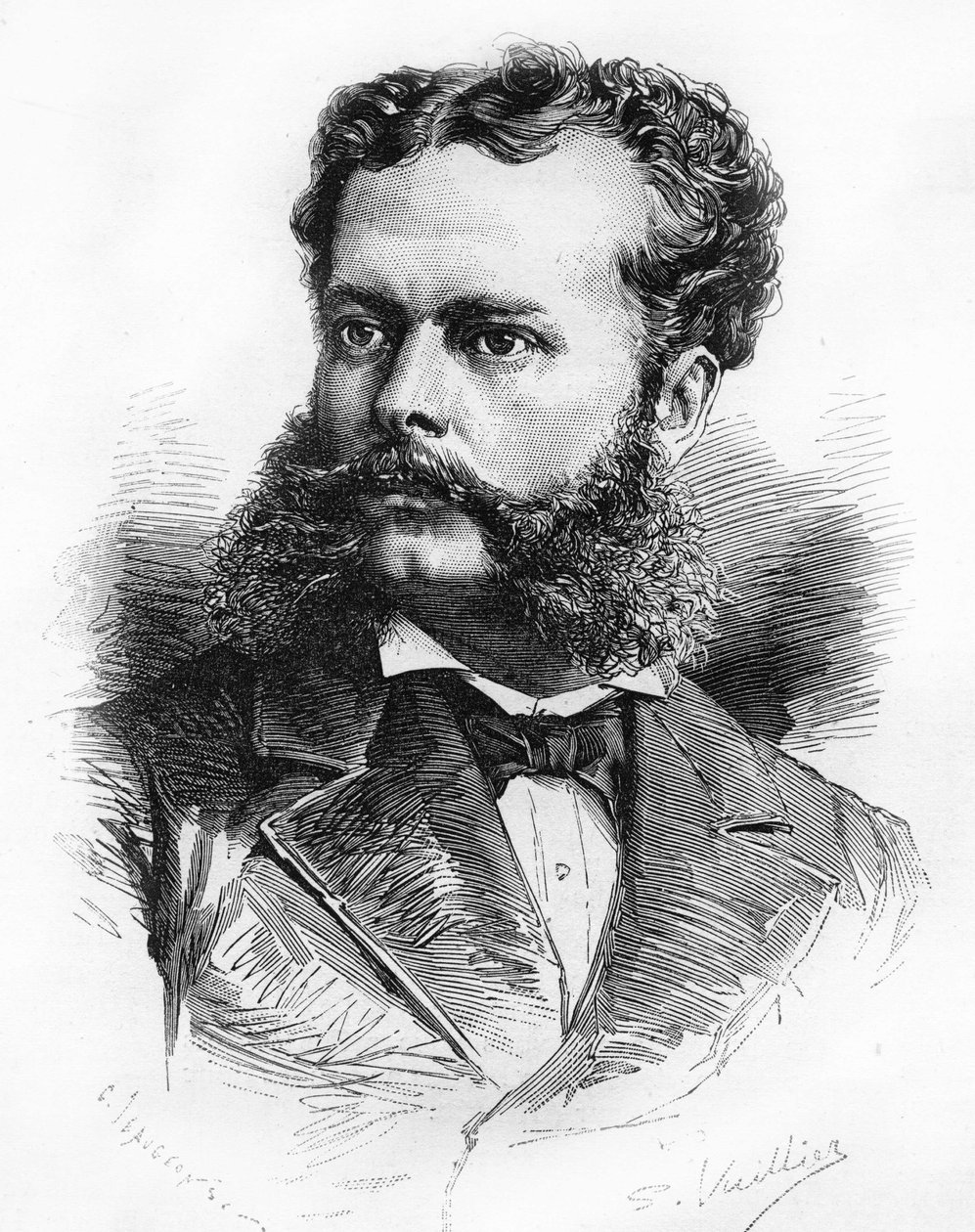 Muotokuva Nicolas de Pierolasta, Perun tasavallan presidentistä 1895–1899. tekijältä Unknown artist