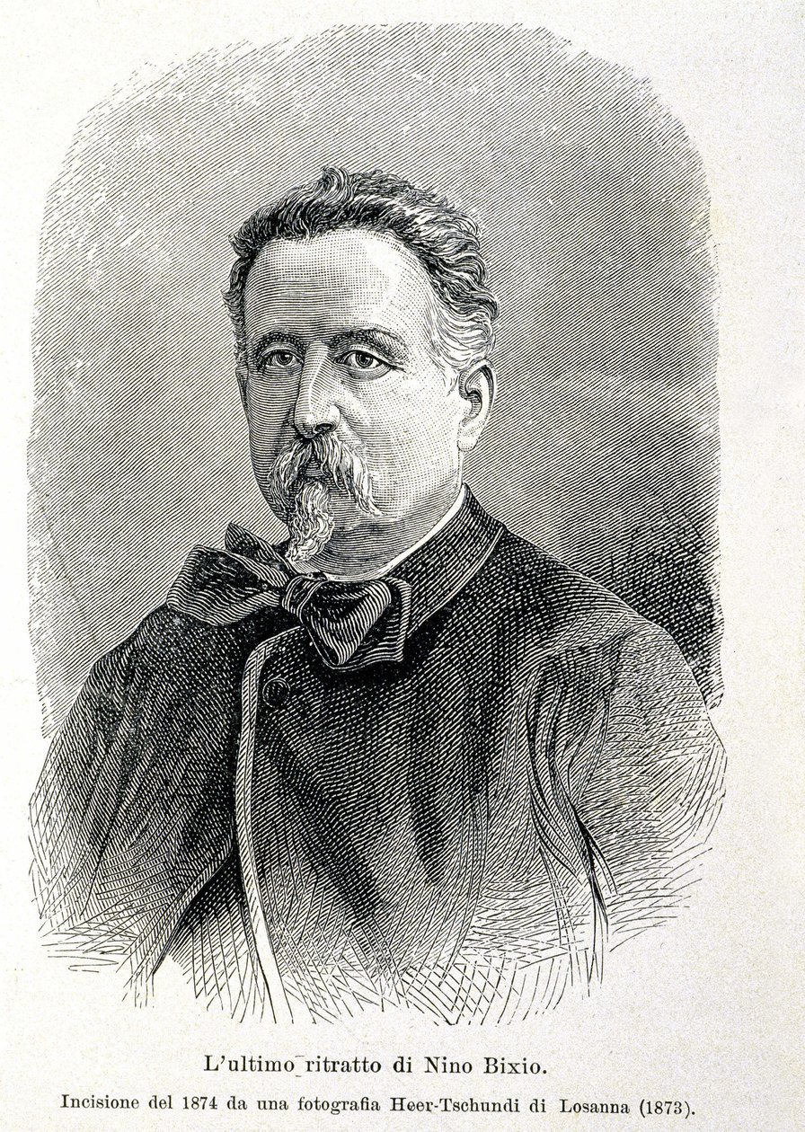 Italian poliitikon Nino Bixion (1821-1873) muotokuva tekijältä Unknown artist
