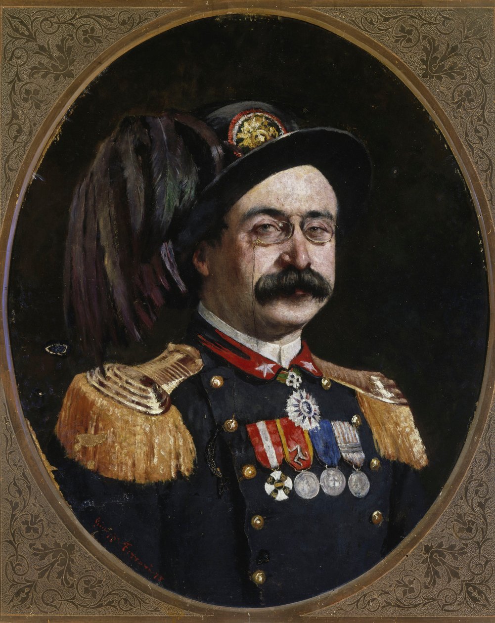 Oreste Baratierin (1841-1901) muotokuva (öljy kankaalle) tekijältä Unknown artist