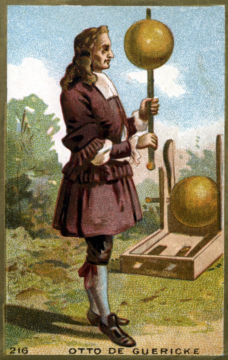 Otto von Guericken muotokuva (Otto de Guericke tekijältä Unknown artist
