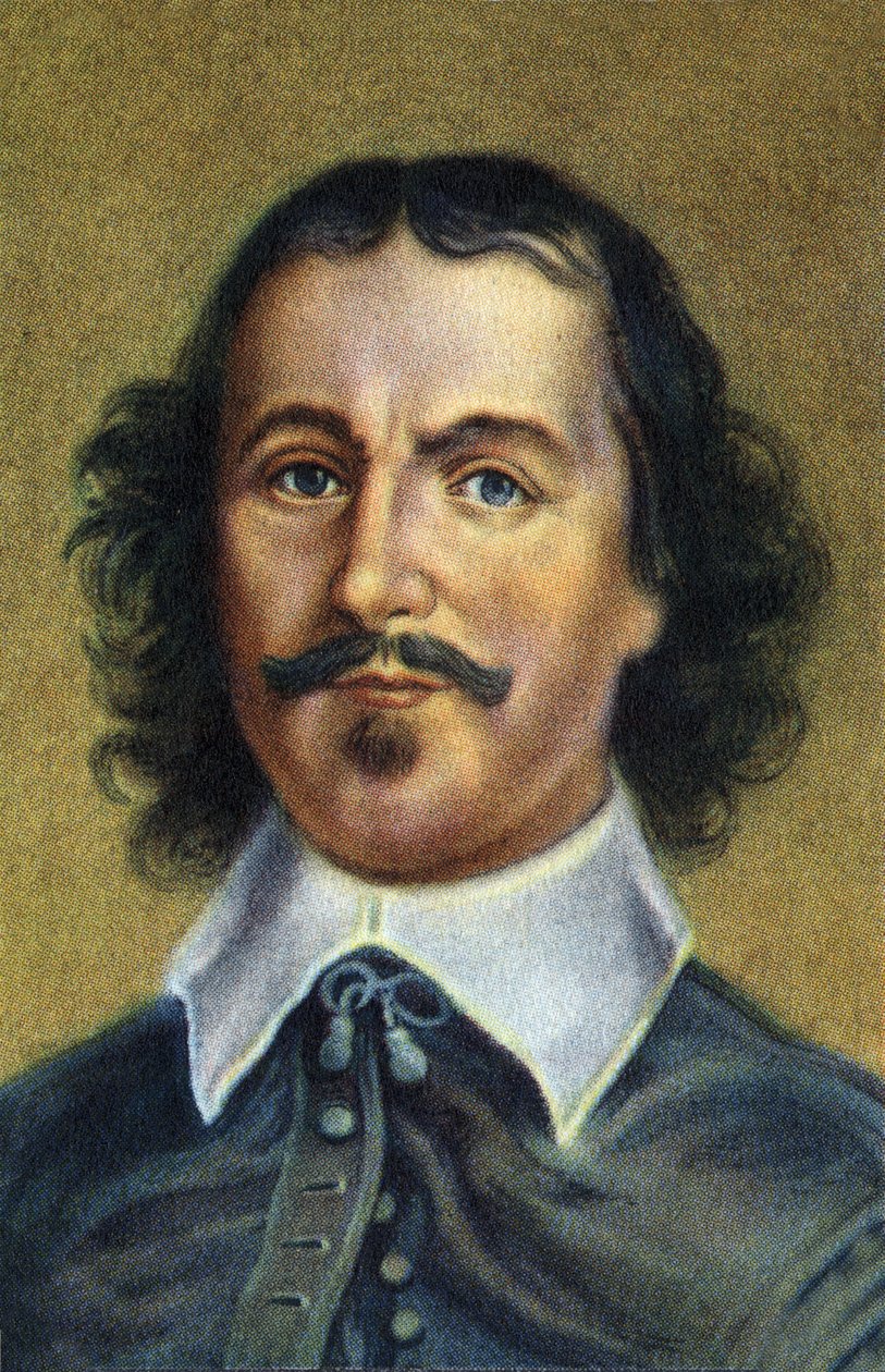 Otto von Guericken muotokuva Saksalainen fyysikko. tekijältä Unknown Artist