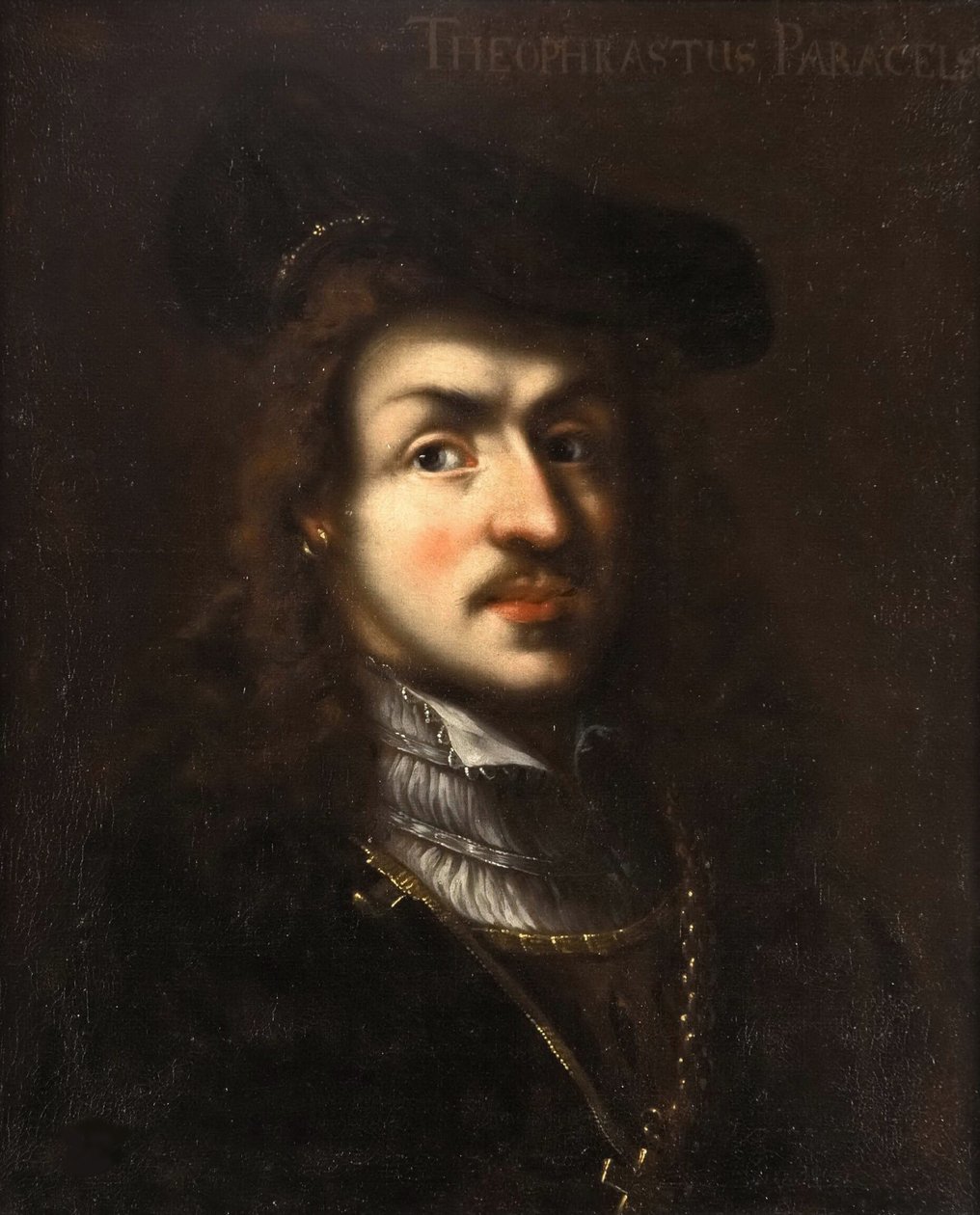 Nimettömän Paracelsuksen muotokuva. Öljy kankaalle tekijältä Unknown artist