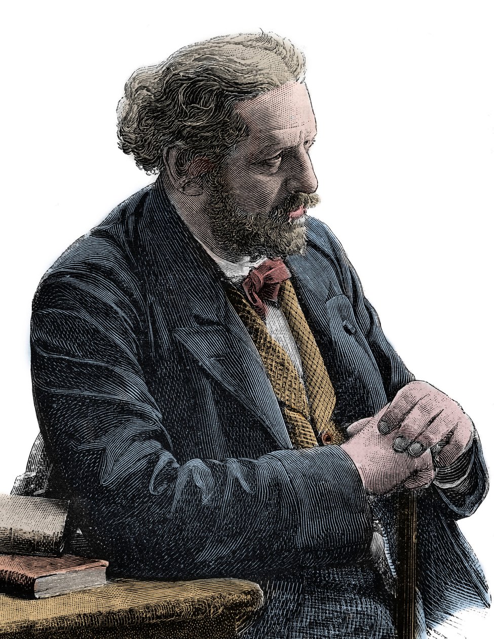 Ranskalaisen kirjailijan Paul Jules Barbierin (1825-1901) muotokuva tekijältä Unknown artist