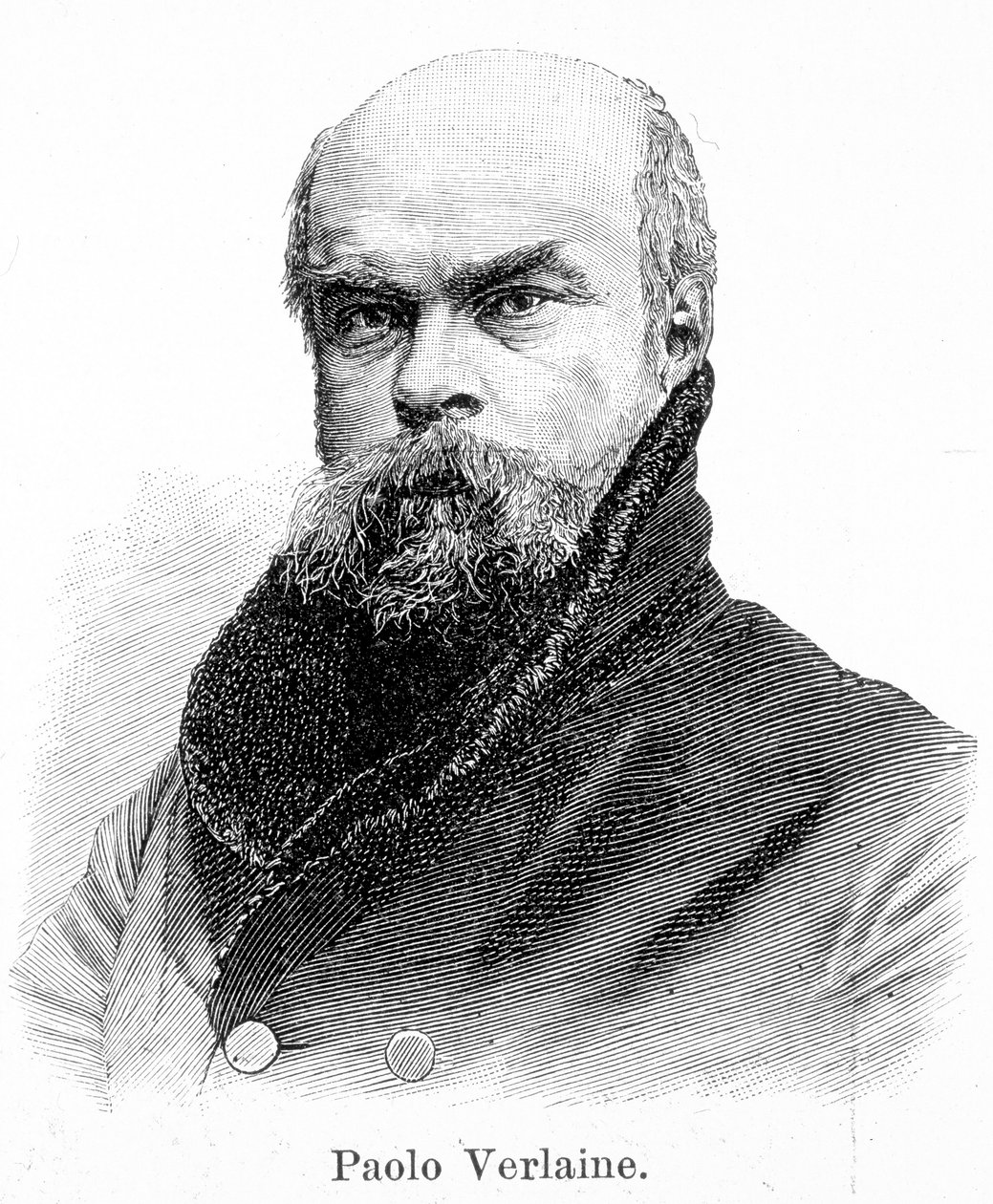 Paul Verlainen muotokuva (1844 - 1896) tekijältä Unknown artist