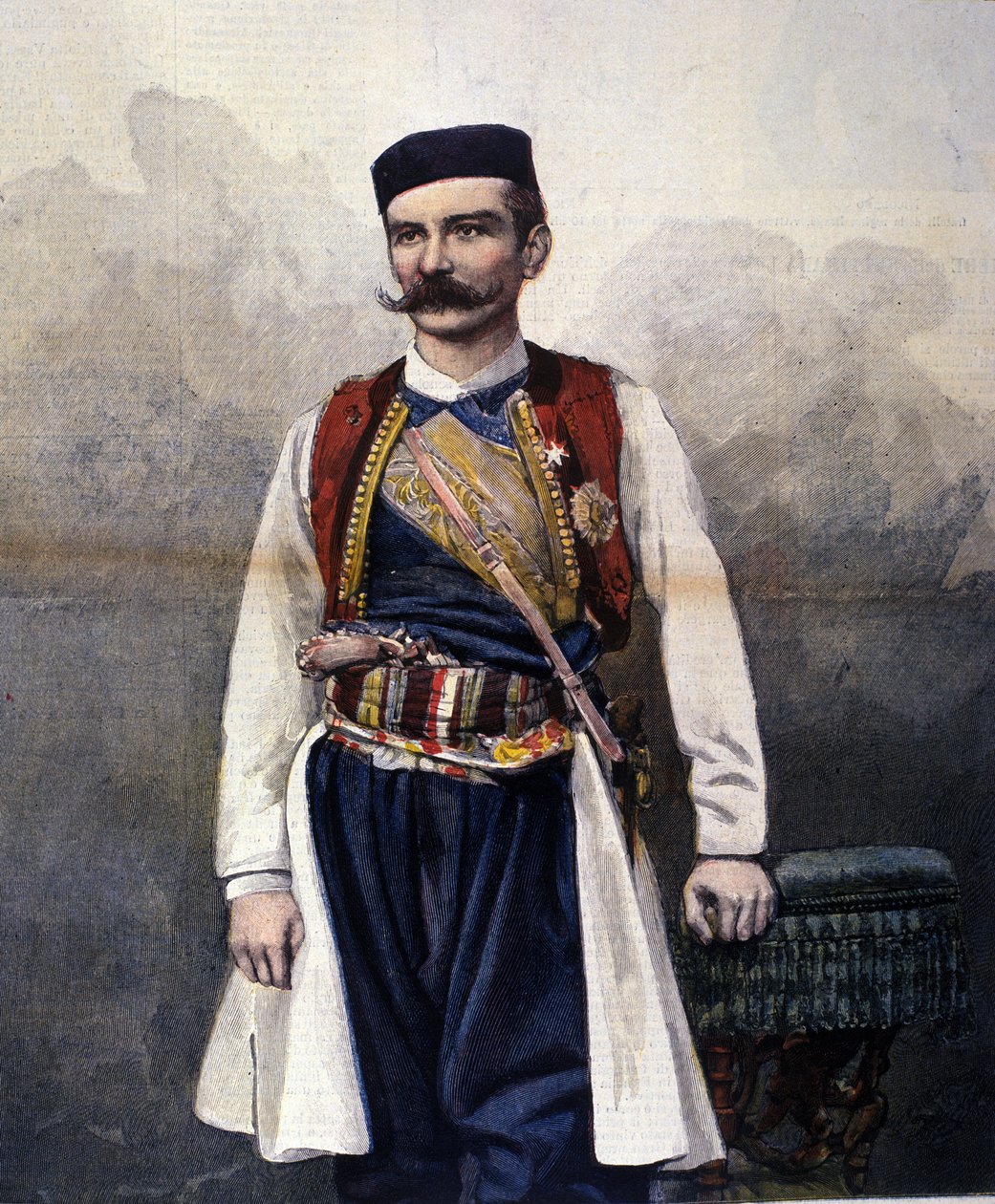 Muotokuva Pietari I:stä Serbiasta (Karageorgevic tekijältä Unknown artist