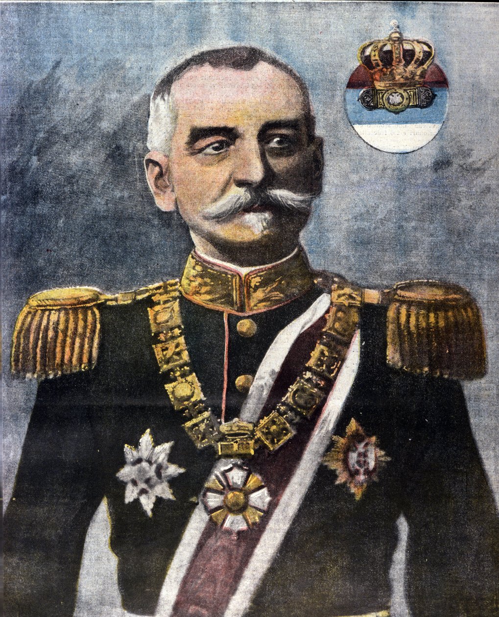 Muotokuva Pietari I:stä Serbiasta (Karageorgevic tekijältä Unknown artist