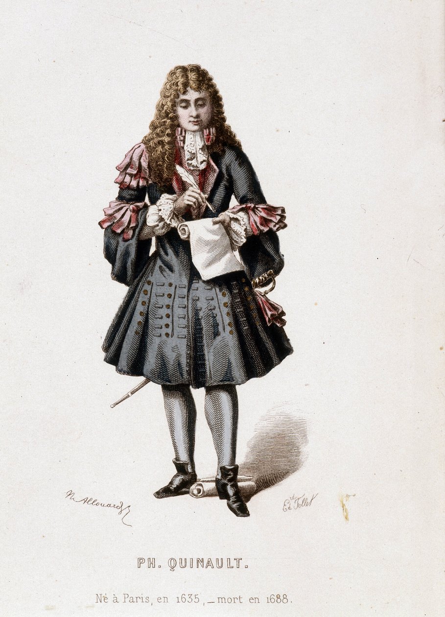 Philippe Quinaultin muotokuva tekijältä Unknown artist