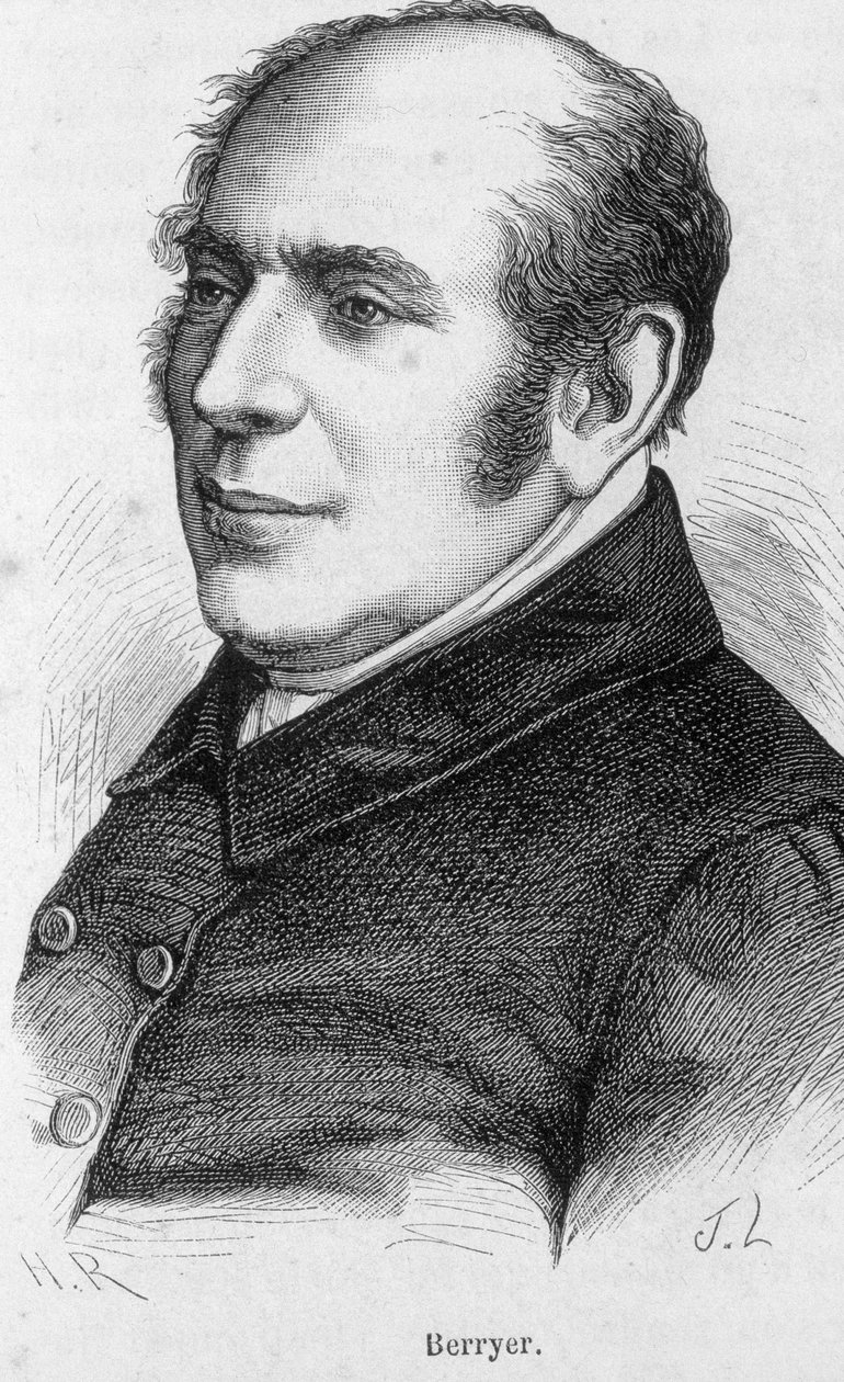 Pierre Antoine (Pierre-Antoine) Berryerin (1790-1868) muotokuva (Berryer fils), ranskalainen lakimies ja poliitikko tekijältä Unknown artist