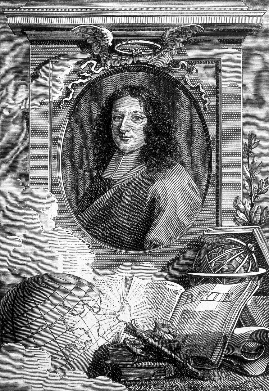 Pierre Baylen (1647 - 1706) muotokuva ranskalaisesta kirjailijasta ja filosofista. tekijältä Unknown artist