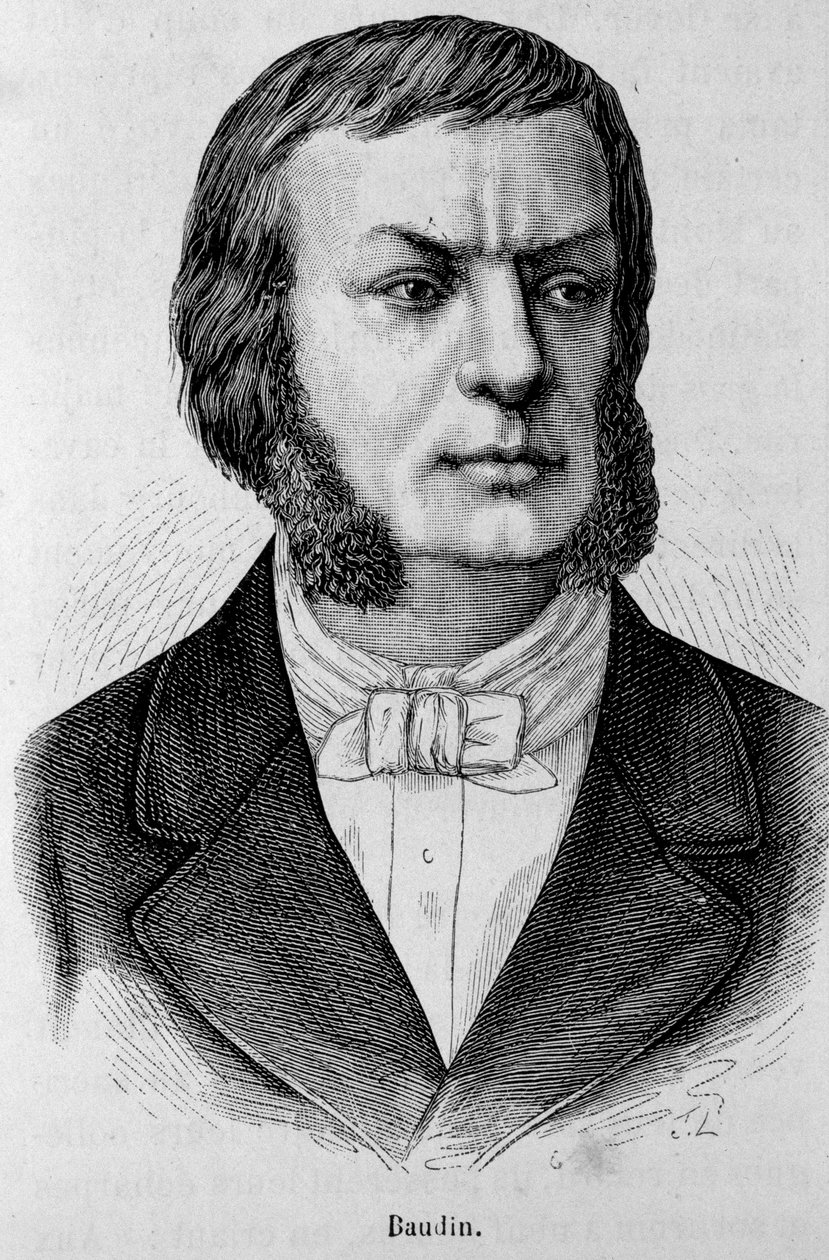 Pierre Charles Louis Baudinin (1748-1799), ranskalaisen poliitikon muotokuva. tekijältä Unknown artist