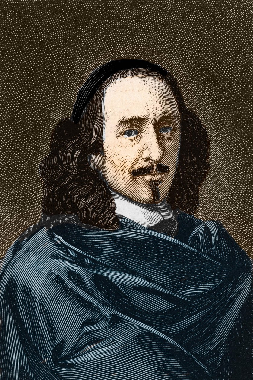 Pierre Corneillen (1606 - 1684), ranskalaisen dramaattisen runoilijan muotokuva. tekijältä Unknown artist