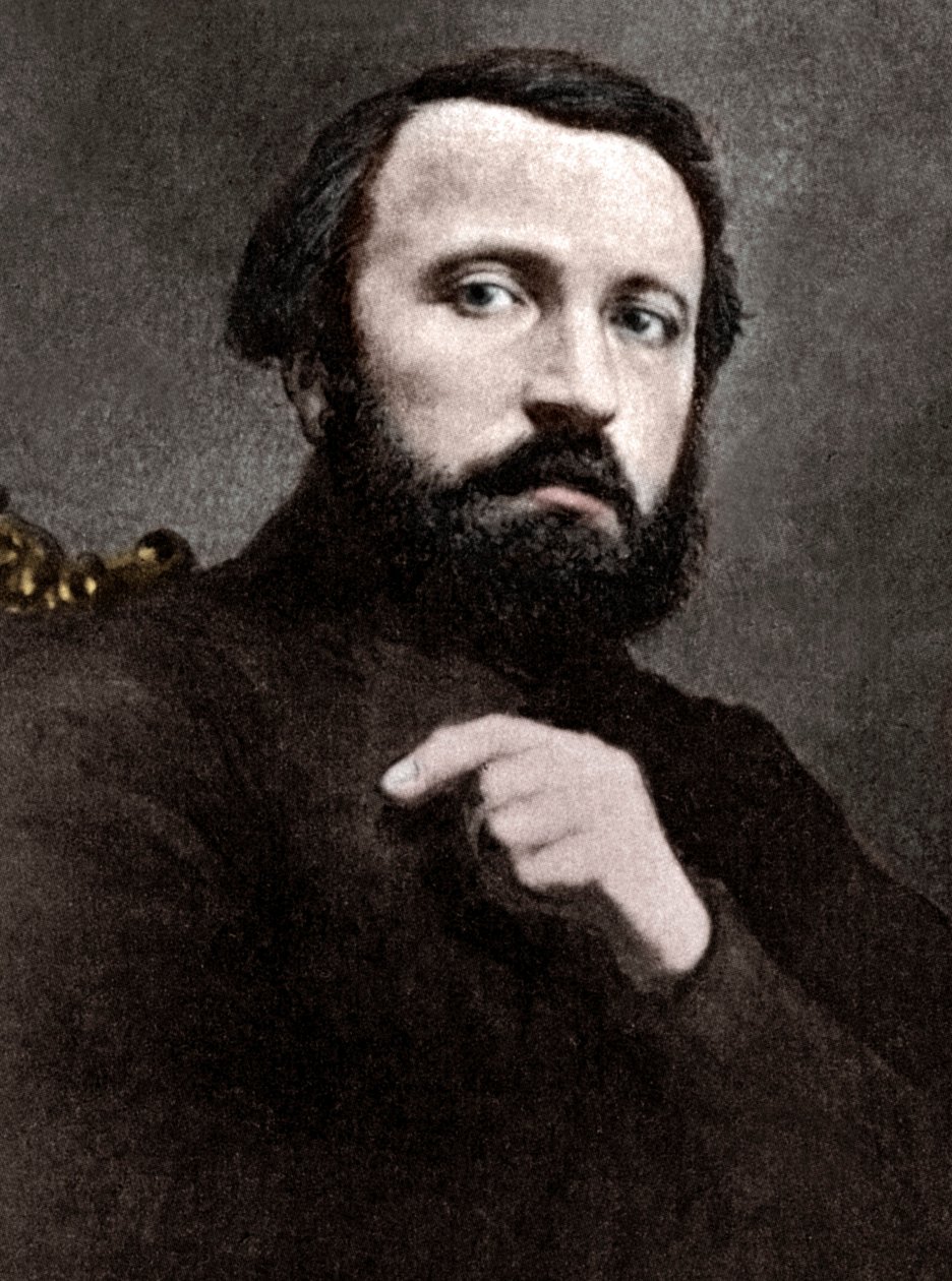 Pierre Laroussen (1817-1875) muotokuva tekijältä Unknown artist