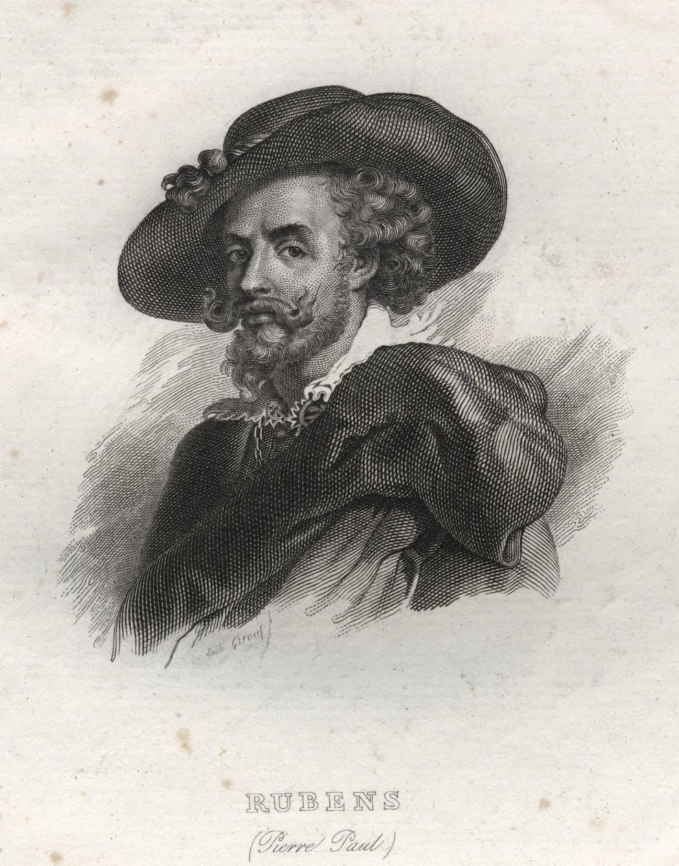 Pierre Paulin (Pierre-Paul) Rubensin (tai Peter Paulin tai Petrus Pauluksen) muotokuva (1577-1640) tekijältä Unknown artist