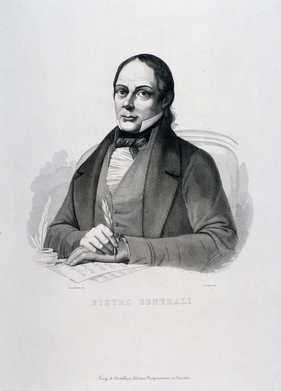 Pietro Generalin muotokuva (kaiverrus) tekijältä Unknown artist