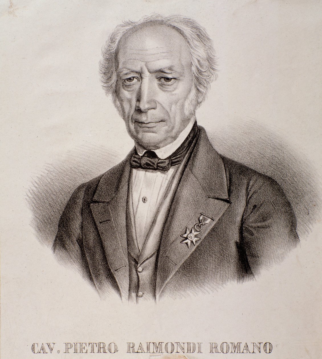 Pietro Raimondin muotokuva (kaiverrus) tekijältä Unknown artist