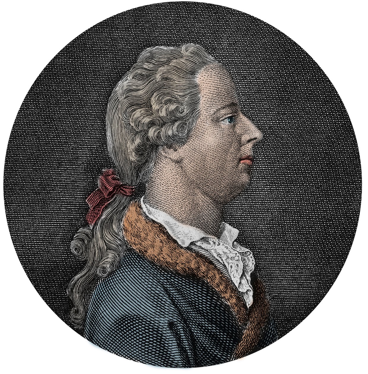 Pietro Verrin (1728-1797), italialaisen taloustieteilijän muotokuva - Muotokuva kirjailijasta, filosofista ja taloustieteilijästä Pietro Verristä (1728-1797) Kaiverrus tekijältä Unknown artist