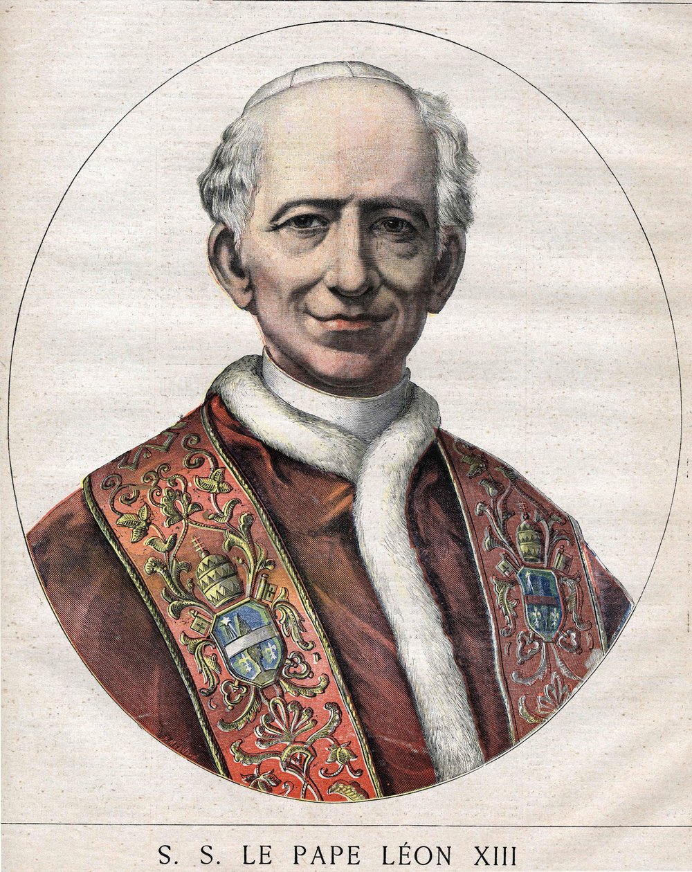 Paavi Leo XIII:n muotokuva tekijältä Unknown artist