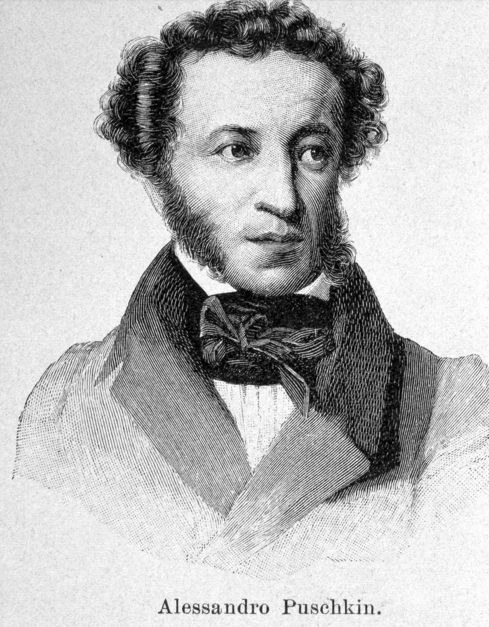 Pushkinin muotokuva (1799 - 1837) tekijältä Unknown artist