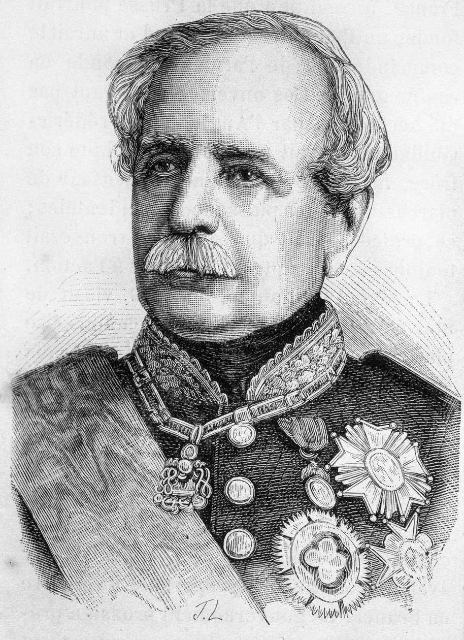 Ranskan marsalkka Randonin (1795 - 1871) muotokuva tekijältä Unknown artist