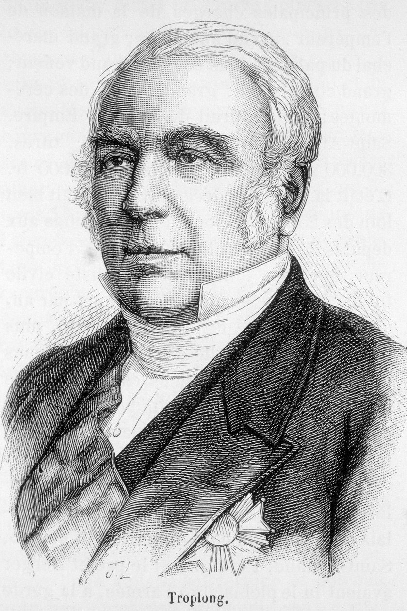 Muotokuva Raymond Theodore Troplongista, senaatin presidentistä toisen imperiumin aikana (1852-1869). tekijältä Unknown artist