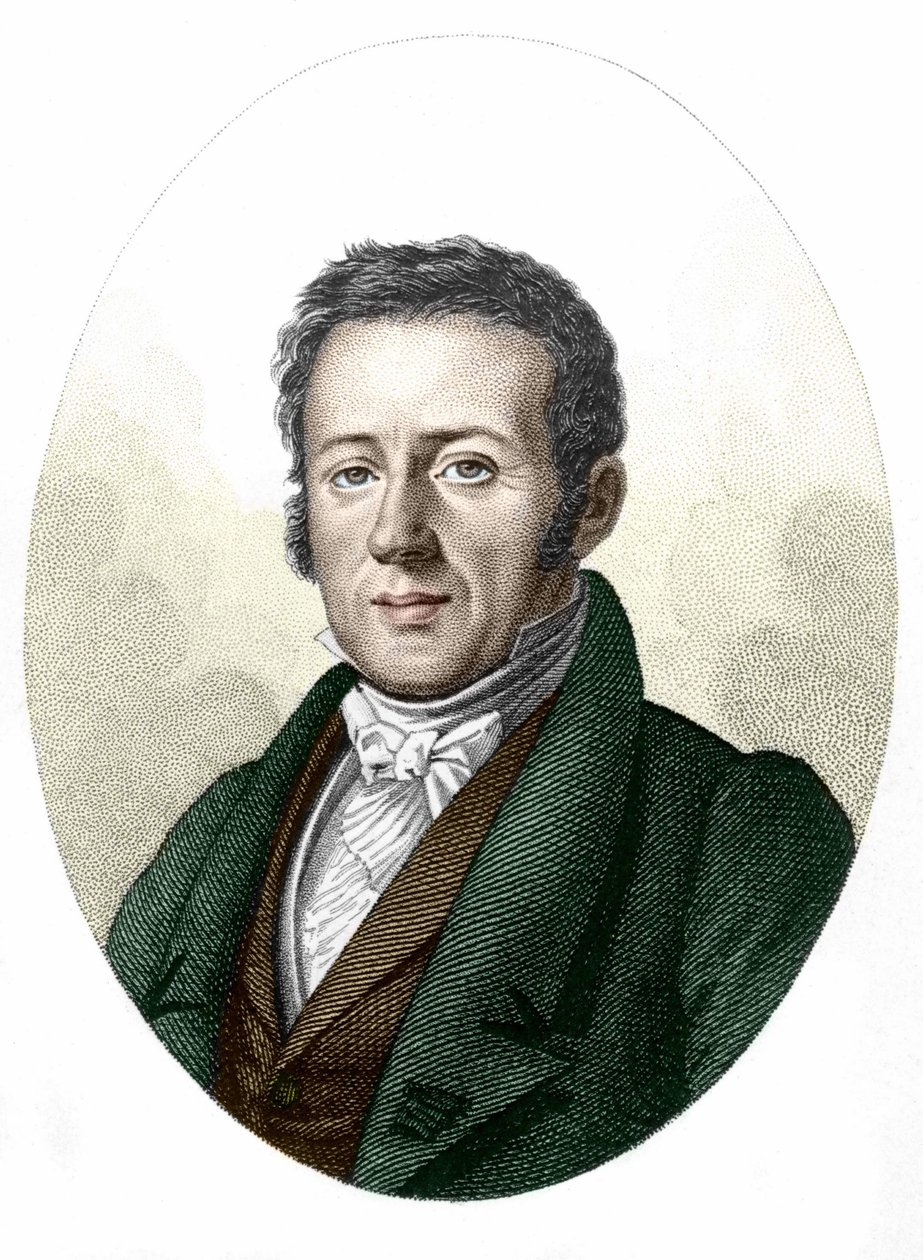 Muotokuva René Primrose Lessonista (1794-1849), luonnontieteilijästä ja biologista. tekijältä Unknown artist