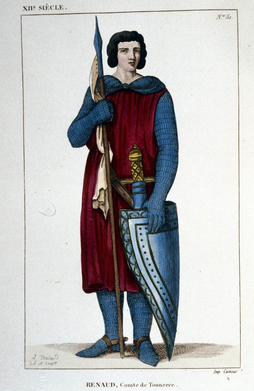 Renaudin, ukkonen kreivin muotokuva (noin 990 - 1038). tekijältä Unknown artist