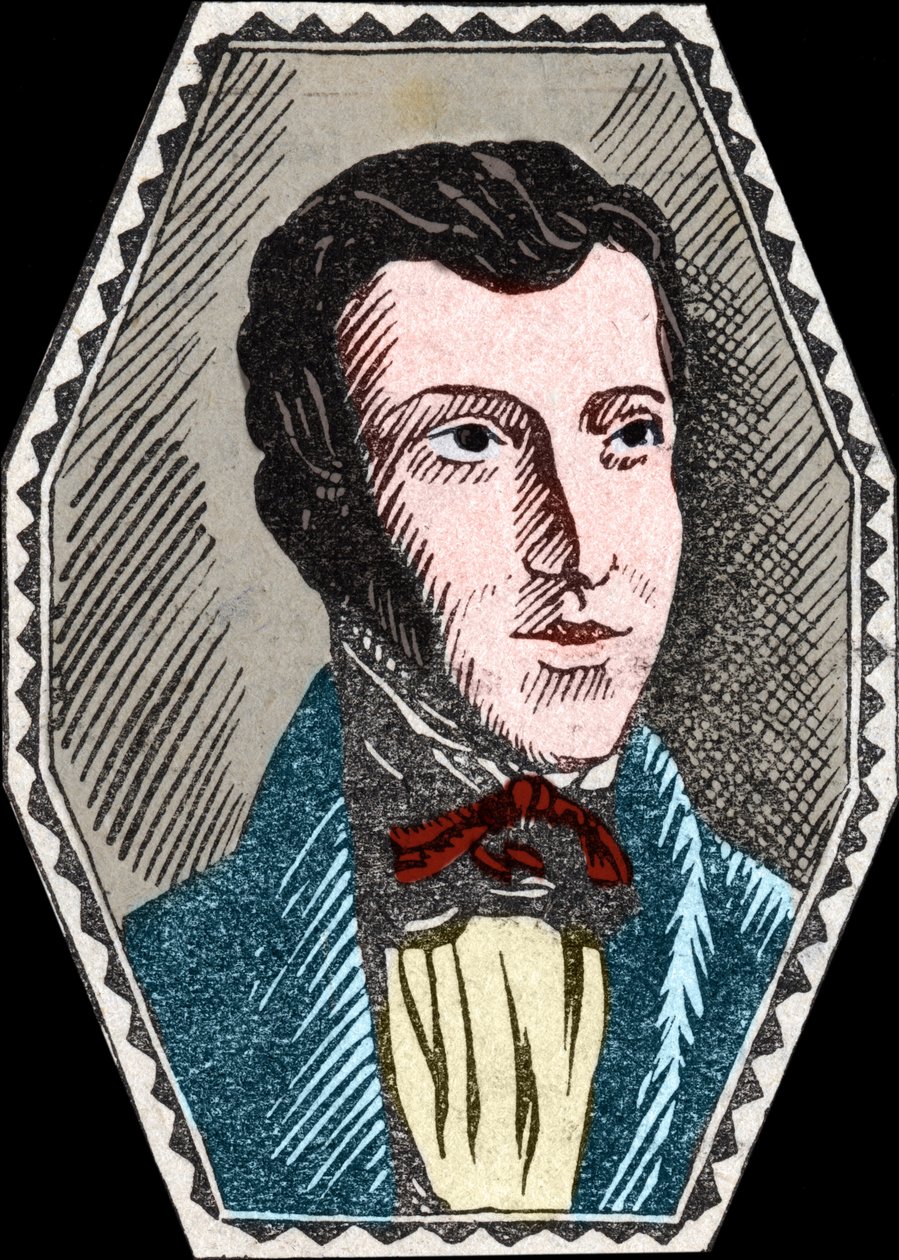 Ranskalaisen tutkimusmatkailijan Rene Caillien (1799 -1838) muotokuva. tekijältä Unknown artist