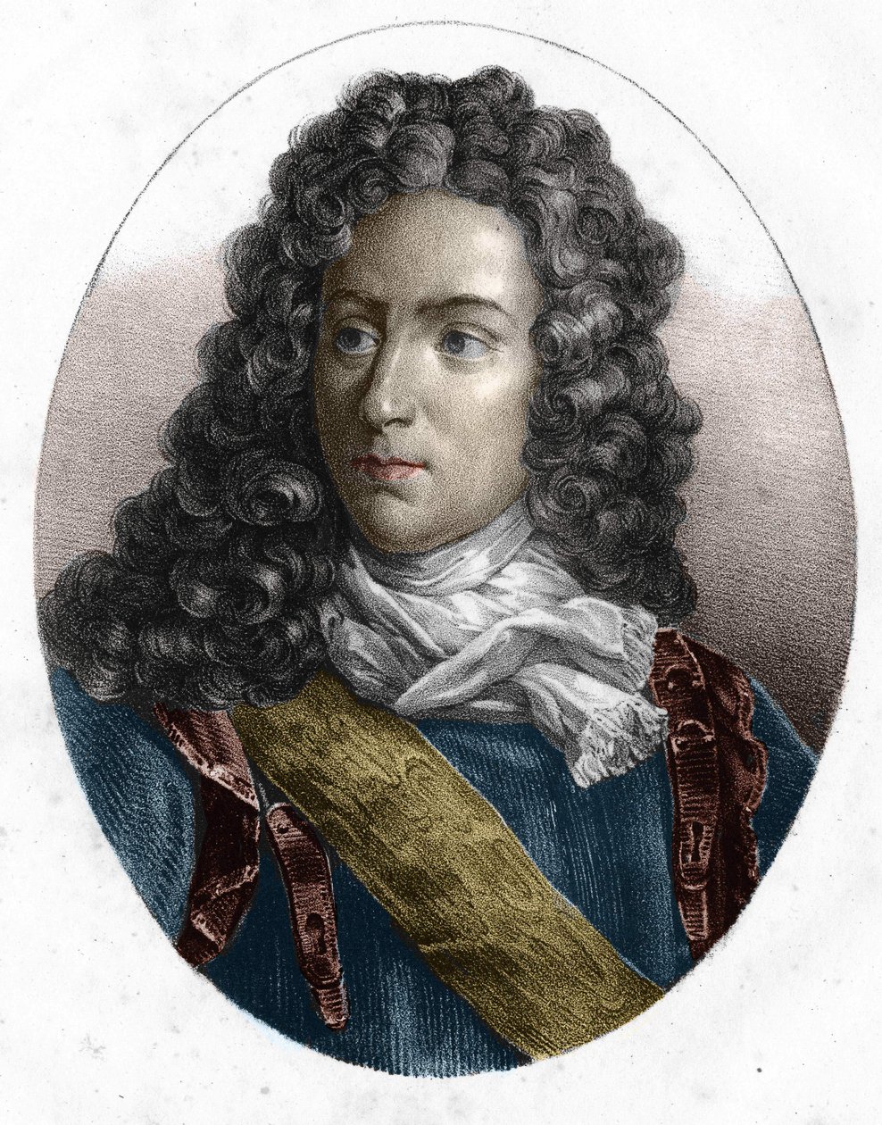 Muotokuva Rene Duguay Trouinista (Duguay-Trouin) (Rene Trouin du Gue dit) (1673-1736), ranskalaisesta merimiehestä. tekijältä Unknown artist