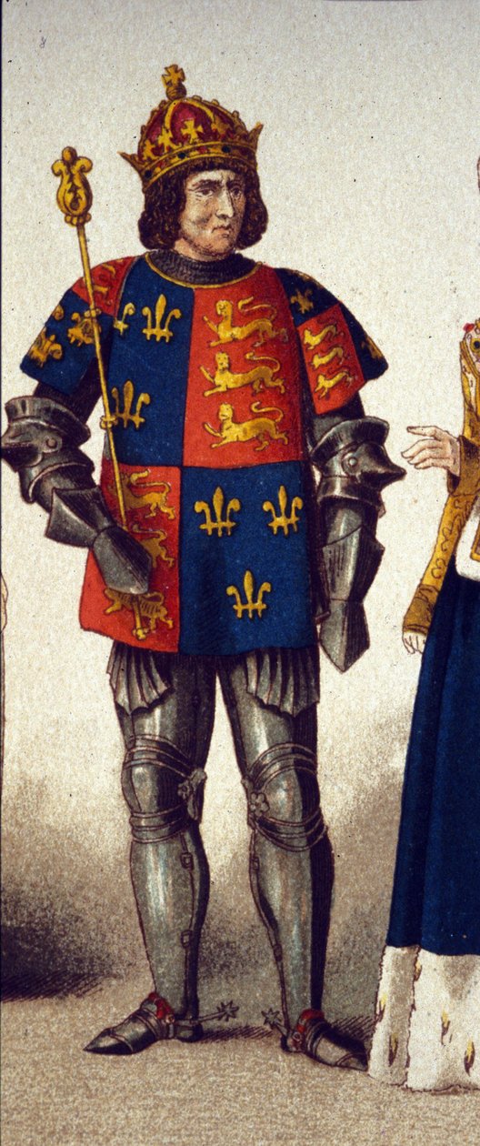 Richard III:n (1452 - 1485), Englannin kuninkaan muotokuva. tekijältä Unknown artist