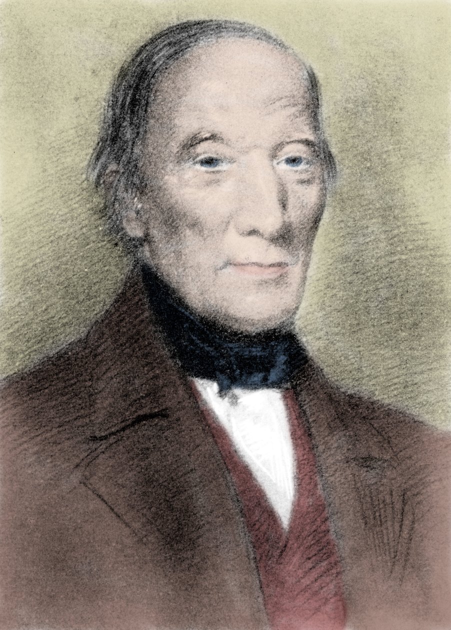 Muotokuva Robert Owenista (1771-1858), brittiläisestä filantroopista ja sosialistista. tekijältä Unknown artist