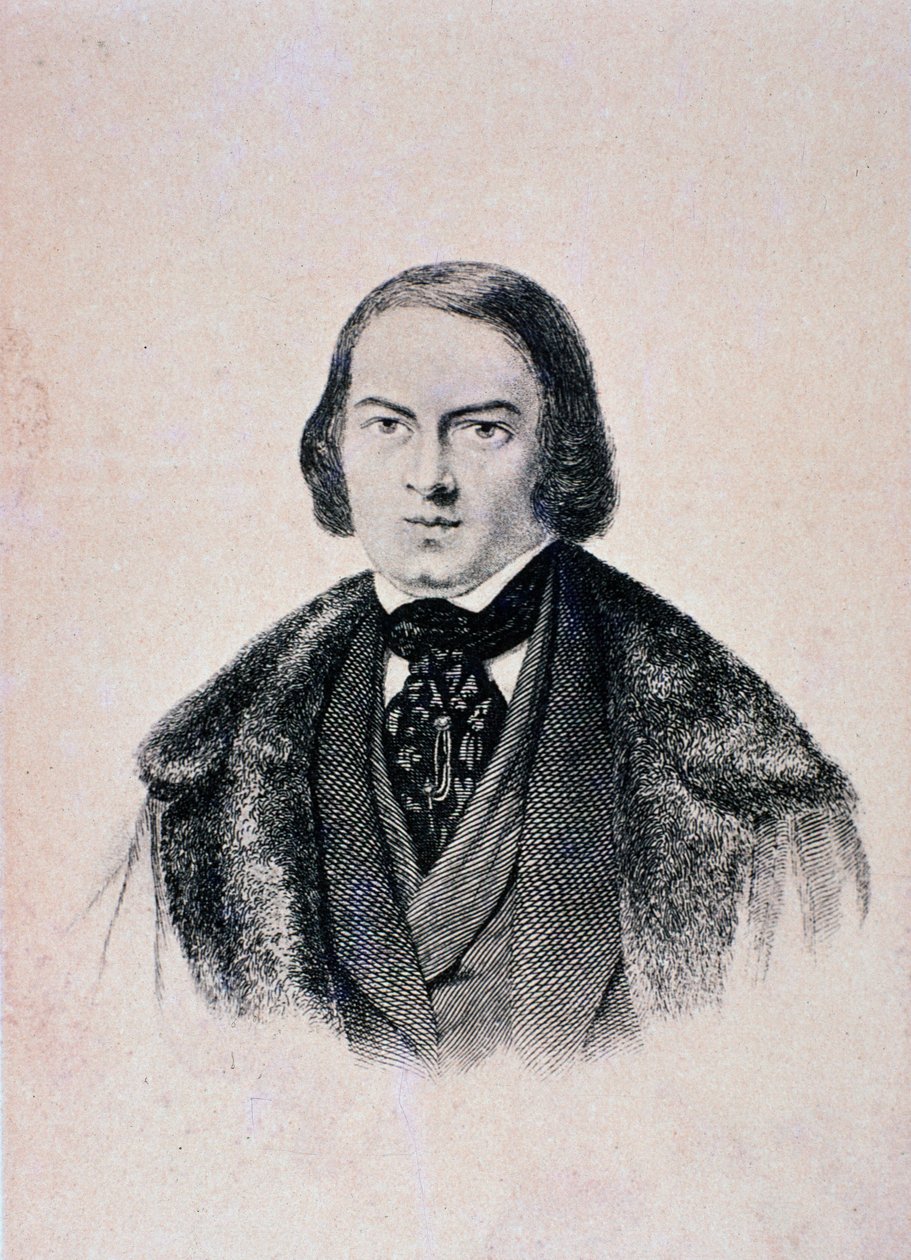 Robert Schumannin muotokuva (kaiverrus tekijältä Unknown artist