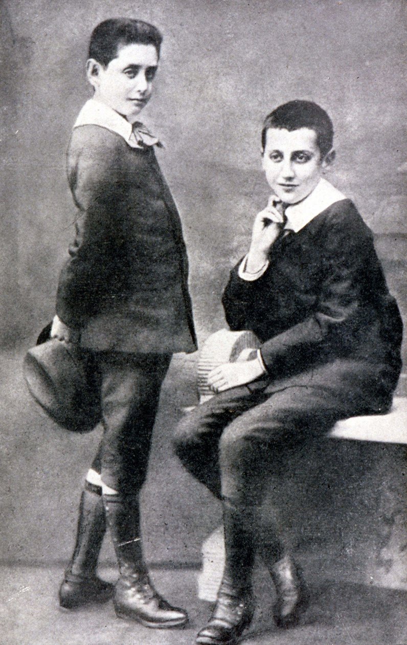 Muotokuva Robert ja Marcel Proustista, n.d. v. 1885. tekijältä Unknown artist