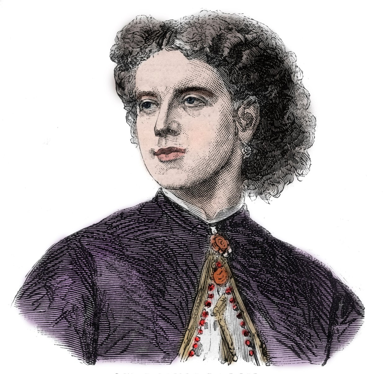 Rosine Blochin (1844-1891) muotokuva ranskalaisesta mezzosopraano-laulajasta tekijältä Unknown artist