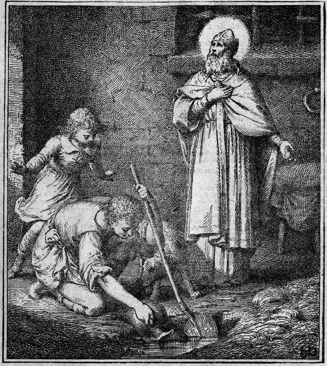 Saint Apollinairen muotokuva, Valencian eveikki tekijältä Unknown Artist