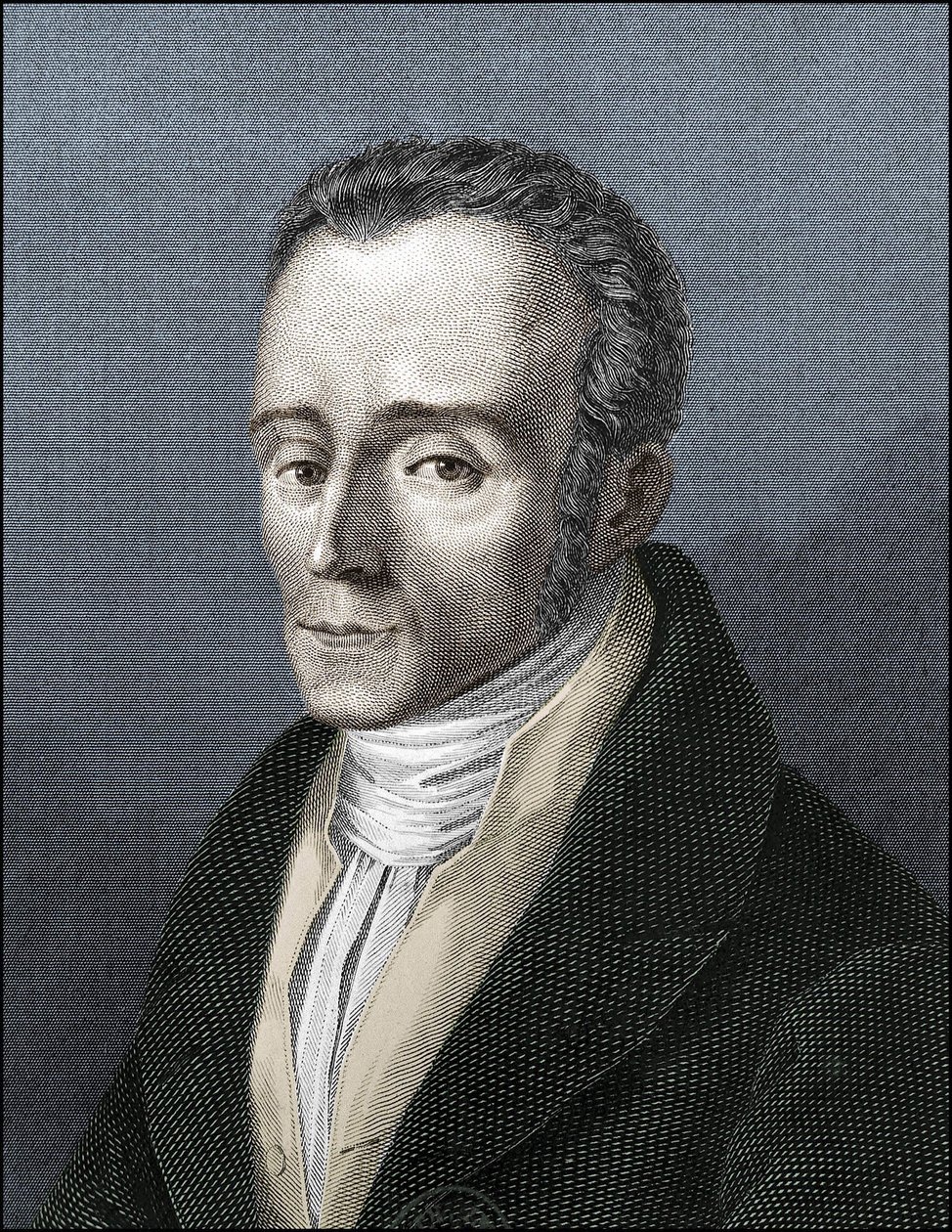 Italian kirjailijan (1789-1854) Silvio Pellicon muotokuva tekijältä Unknown artist