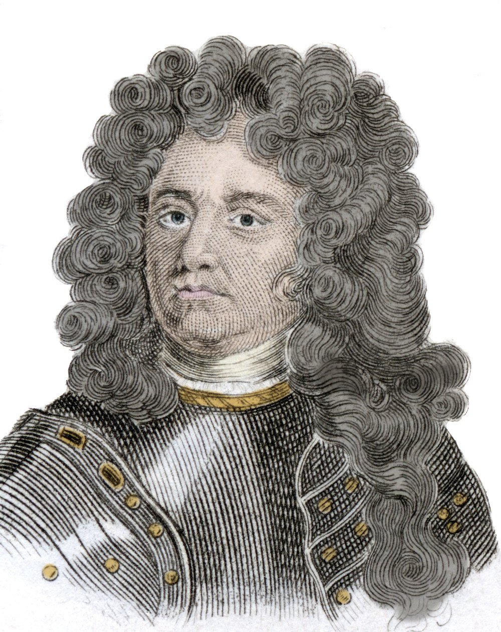 Sir George Rooken (1650-1709), englantilaisen laivaston upseerin muotokuva. tekijältä Unknown artist
