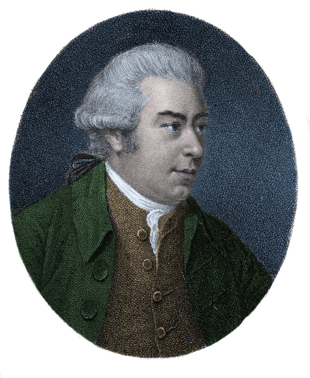 Sir Joseph Banksin (1743-1820), englantilaisen tutkimusmatkailijan ja luonnontieteilijän muotokuva. Värikaiverrus 1800-luvulta. tekijältä Unknown artist
