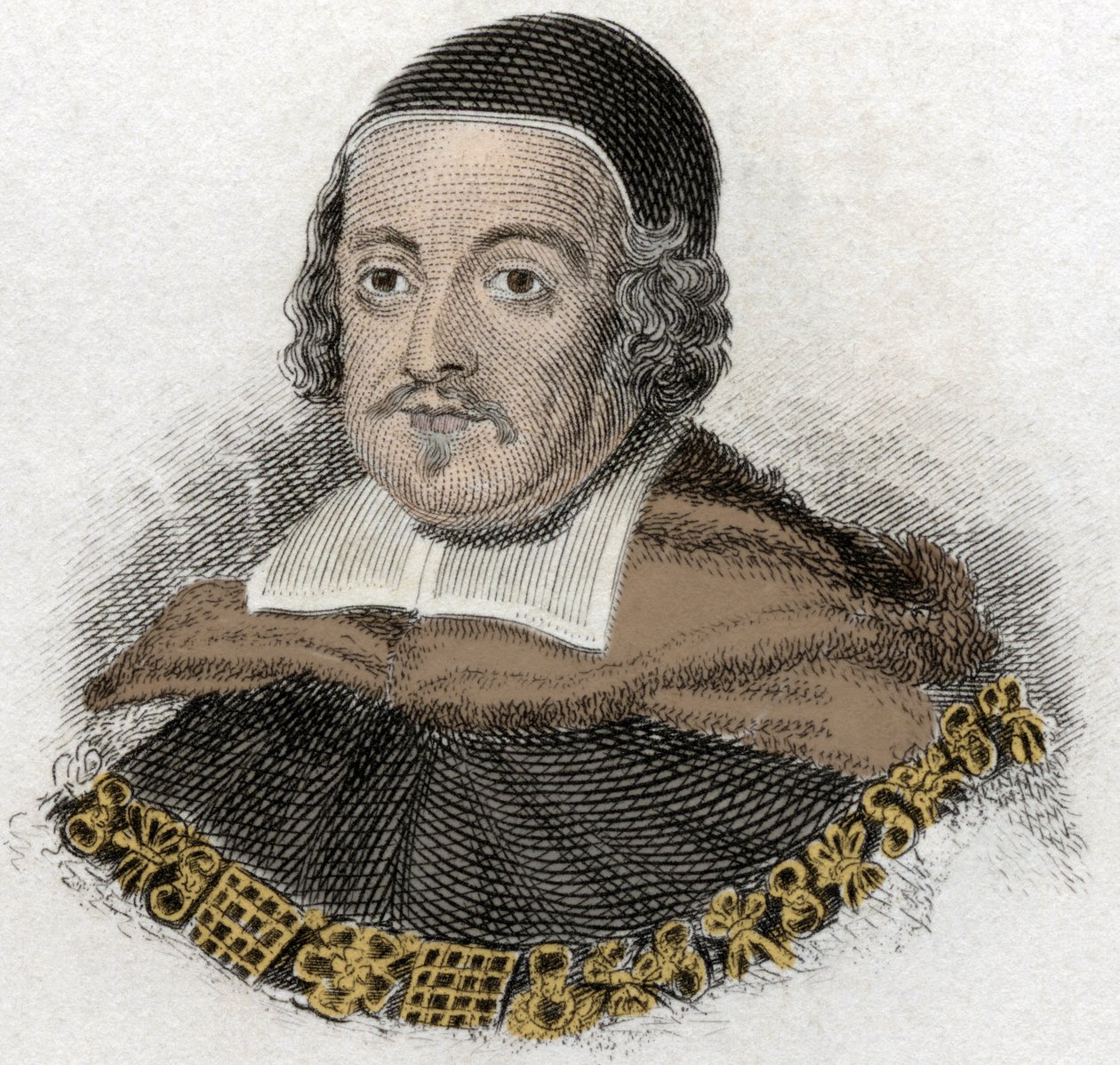 Englannin tuomarin ja asianajajan Sir Matthew Halen (1609 - 1676) muotokuva tekijältä Unknown artist