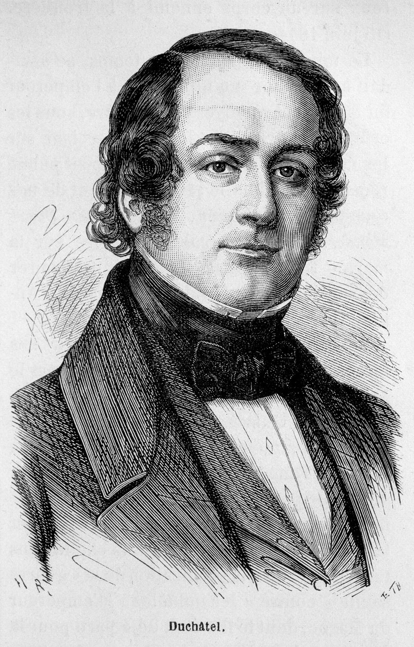 Muotokuva Tanneguy Duchatelista (1803-1867), ranskalaisesta poliitikosta. tekijältä Unknown artist