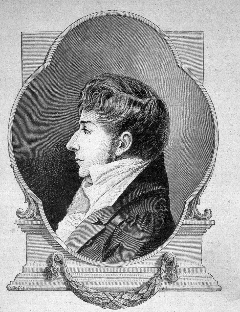 Muotokuva Tom Souvillesta, kalaisialaisesta yksityisestä (1777 - 1839) - elokuvassa "" Les Contemporains "", n.d. 1800-luvun lopulla. tekijältä Unknown artist