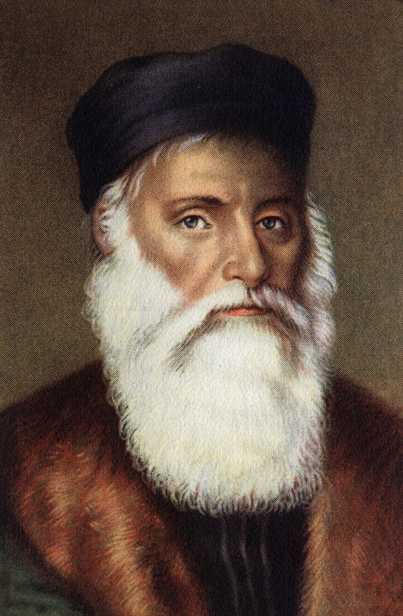 Vasco de Gaman muotokuva portugalilainen merenkulkija. tekijältä Unknown Artist