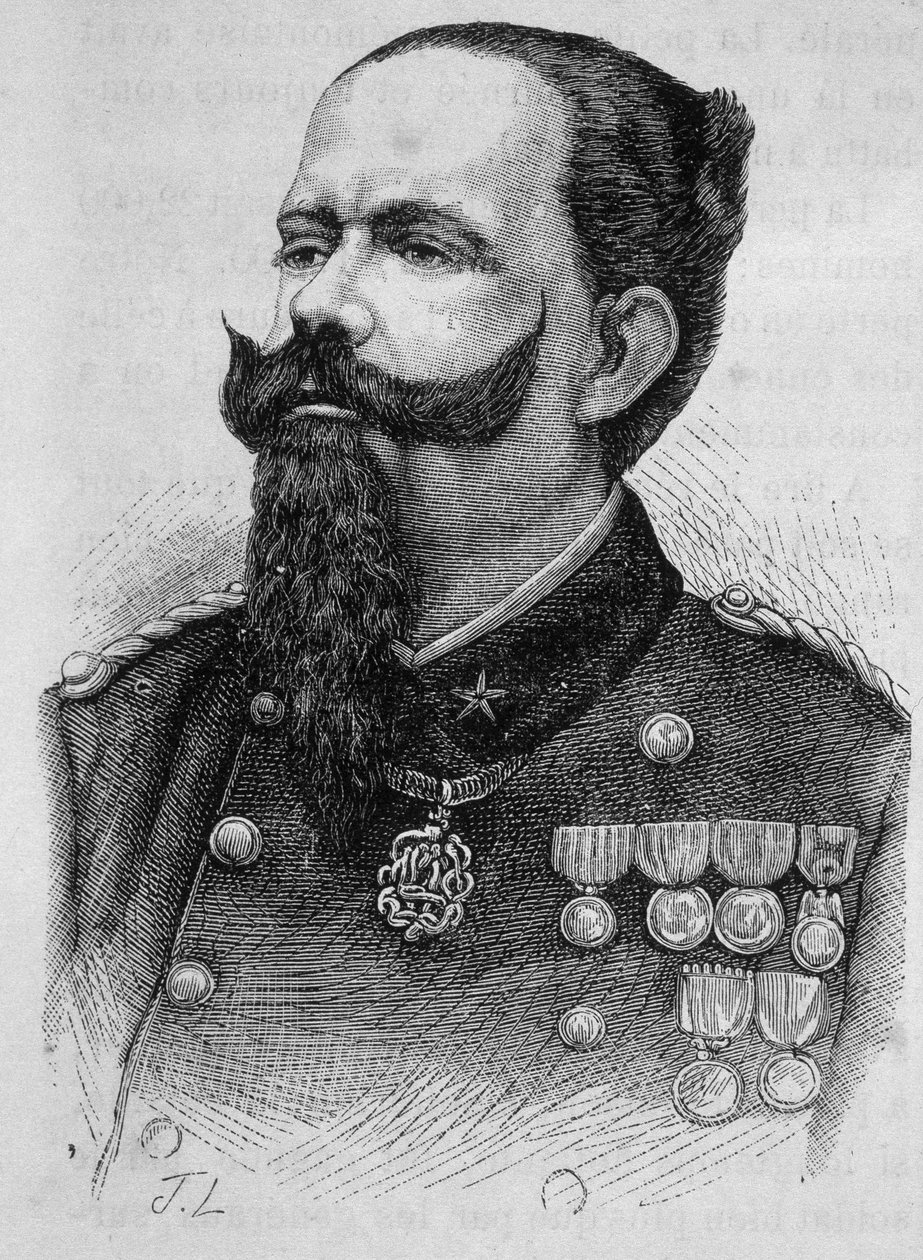 Muotokuva Victor Emmanuel II:sta (Victor-Emmanuel) (Vittorio Emanuele) (1820-1878). tekijältä Unknown artist