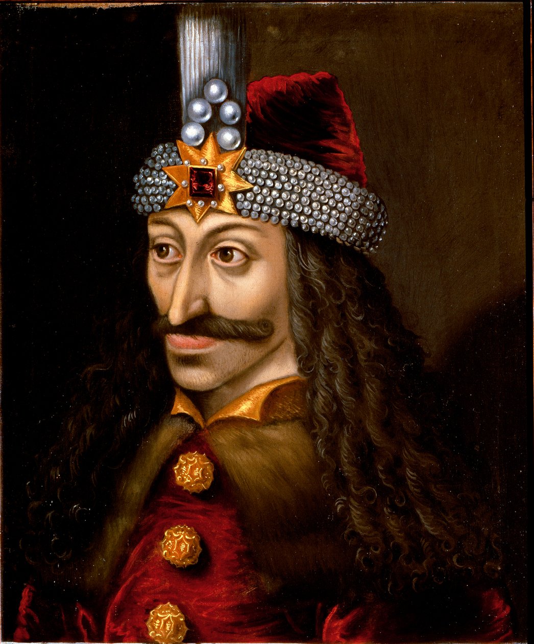 Muotokuva Vlad Tepes III:sta, työntäjästä tai Draculasta (maalaus) tekijältä Unknown artist