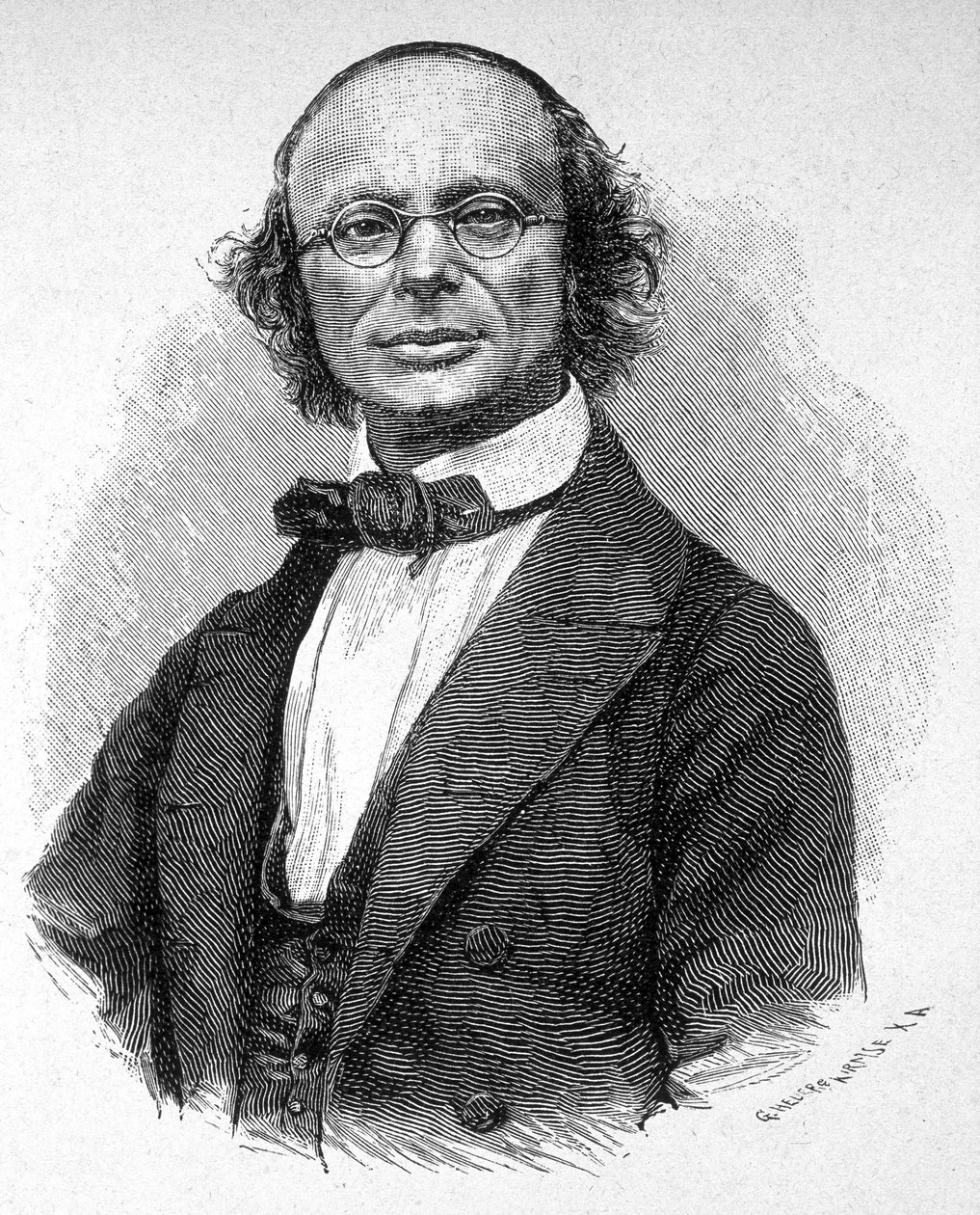 Muotokuva Wilhelm Weberistä (1804 - 1891), saksalainen fyysikko. tekijältä Unknown artist